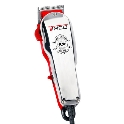 Maquina de Corte Cabello Barba Eléctrica Uso Profesional Clipper Motor Magnetico Peines Guia de Aumento Timco HC-222