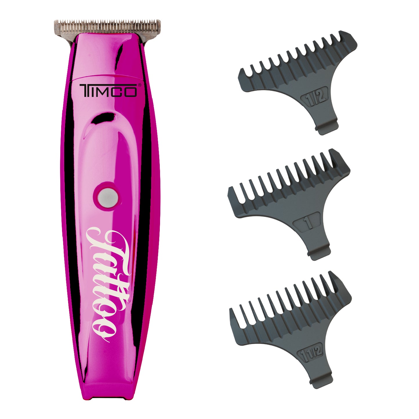 Terminadora Delineadora Inalambrica Tattoo Uso Profesional Peines Guía de Aumento Timco HC188R