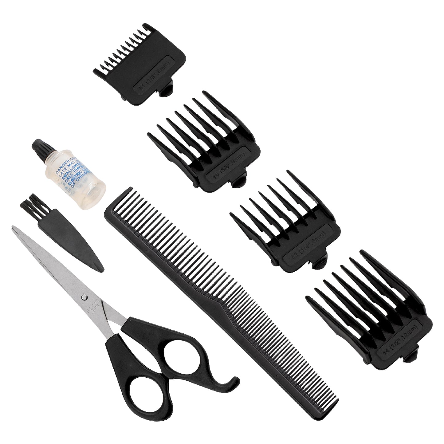 Maquina de Corte Cabello Barba Eléctrica Clipper con Estuche Peines Guia de Aumento Timco HC4911A