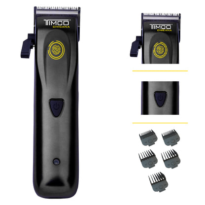 Maquina de Corte Cabello Barba Inalámbrica Uso Profesional Peines Guia de Aumento Timco HC80N