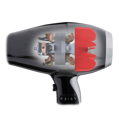 Secadora de Cabello Profesional Ceramica Generador Iones Timco HP-3900N
