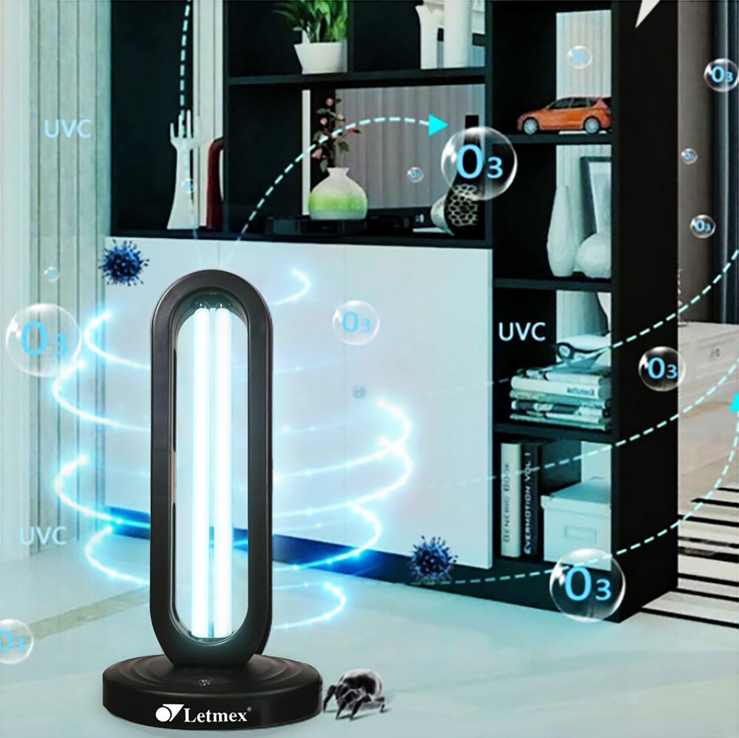 Lampara Esterilizador Luz UVC Ozono Desinfección Timco ESTRI 02