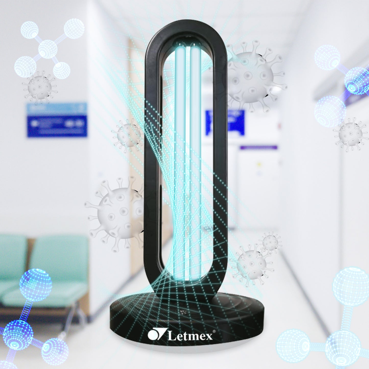 Lampara Esterilizador Luz UVC Ozono Desinfección Timco ESTRI 02