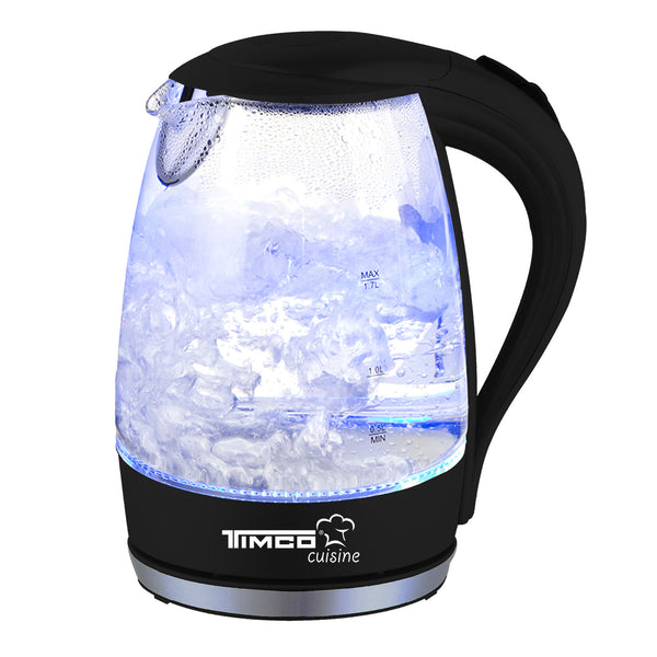 Jarra Eléctrica de Vidrio Tetera Hervidor de Agua Timco JE-V02N