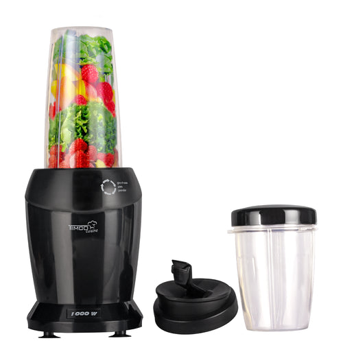 Licuadora Procesador de Alimentos de 750 ml 1000 W Cuchillas Acero Inoxidable Timco LIC01