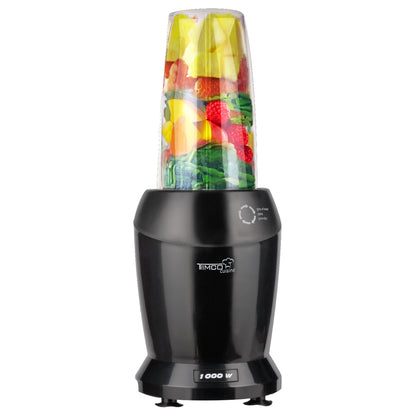 Licuadora Procesador de Alimentos de 750 ml 1000 W Cuchillas Acero Inoxidable Timco LIC01