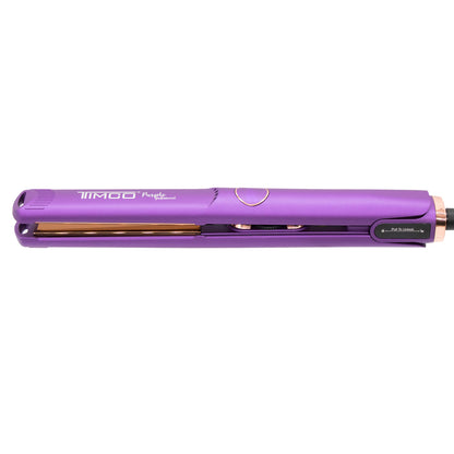Plancha Alaciadora de Cabello Uso Profesional Purple Titanio Ionizado Timco P1099