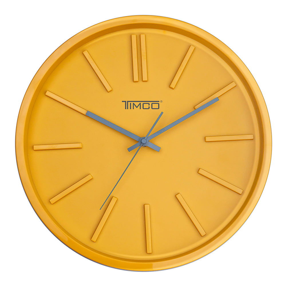 Reloj de pared Minimalista Amarillo Timco RP-A