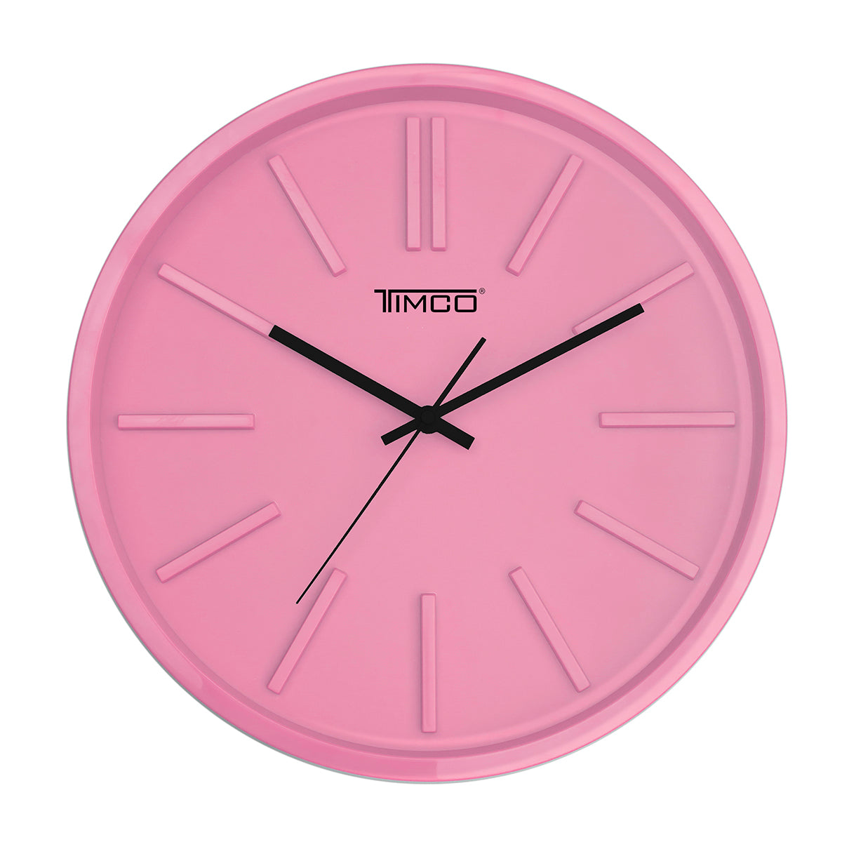 Reloj de Pared Analógico Minimalista Rosa Timco RP-R