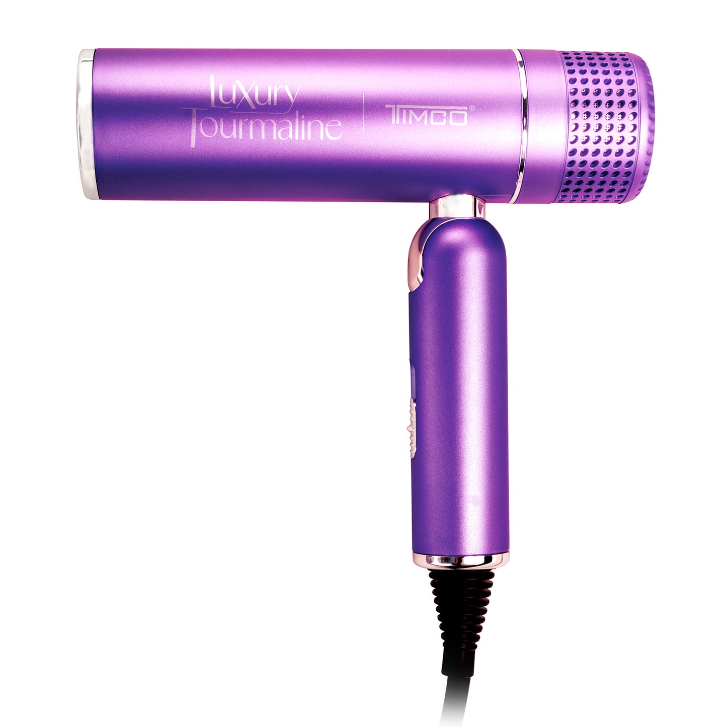 Secadora de Cabello Plegable con Difusor y Boquilla Luxury Tourmaline Timco SM3600