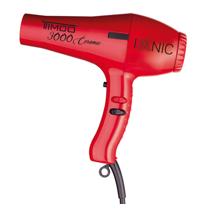 Secadora de Cabello Profesional con Iones Ceramica 2 Boquillas Timco SR-3000
