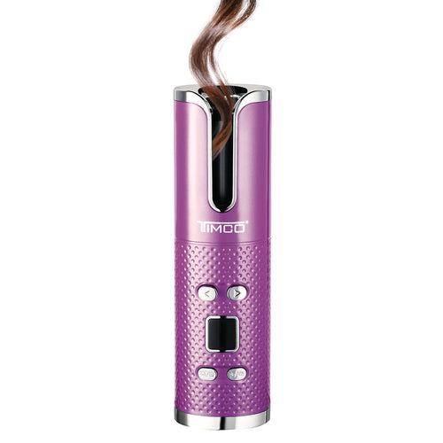 Tenaza Rizadora Automática Inalámbrica Luxury Tourmaline Barril 3X Ceramica Timco TDL282