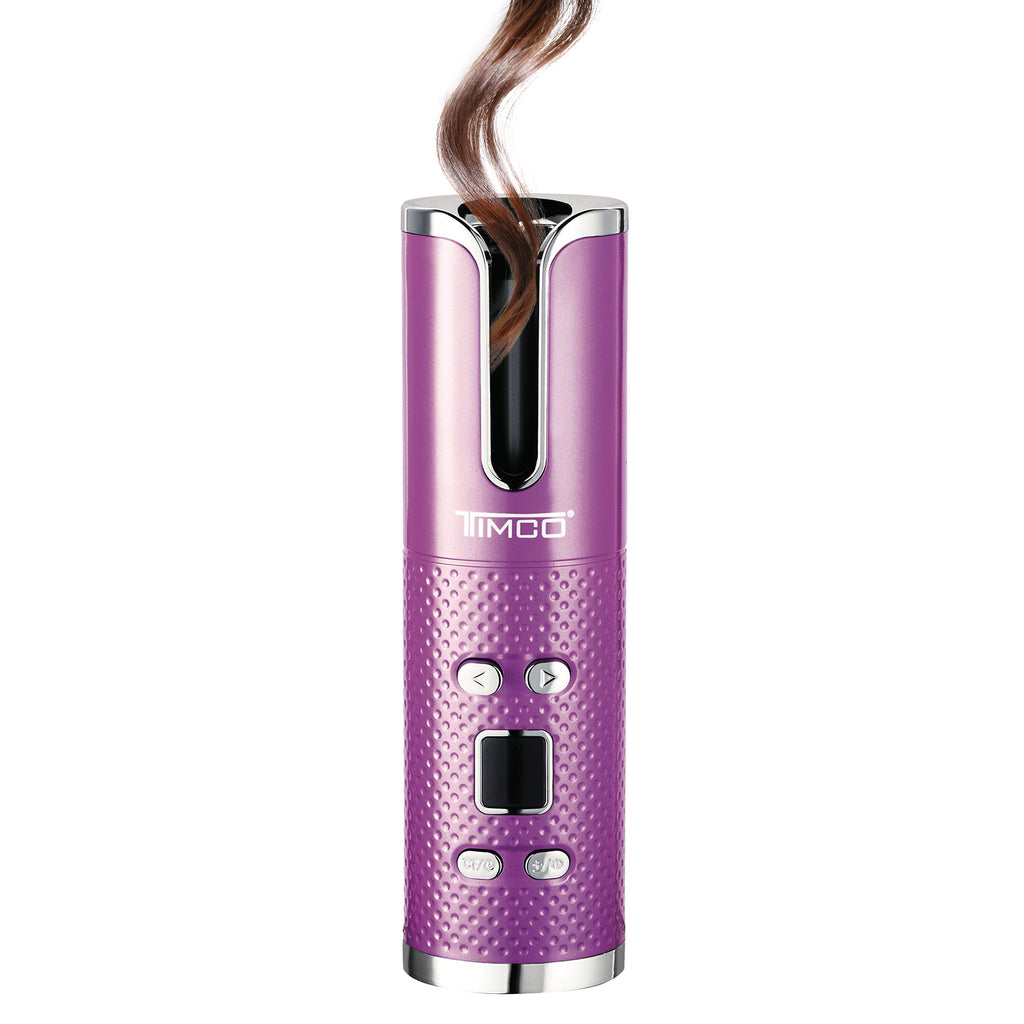 Tenaza Rizadora Automática Inalámbrica Luxury Tourmaline Barril 3X Ceramica Timco TDL282