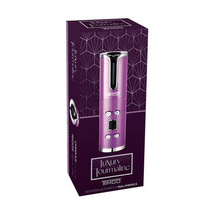 Tenaza Rizadora Automática Inalámbrica Luxury Tourmaline Barril 3X Ceramica Timco TDL282