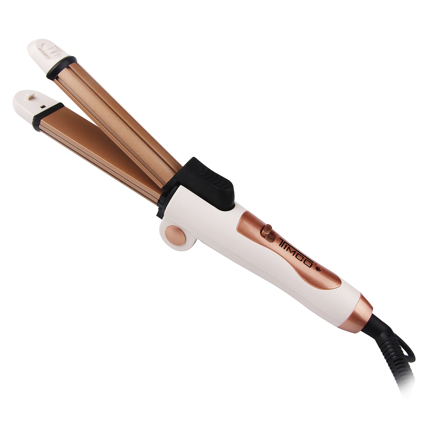 Tenaza Plegable 3 en 1 Rizadora Plancha Wafflera Ceramica Timco TP-3