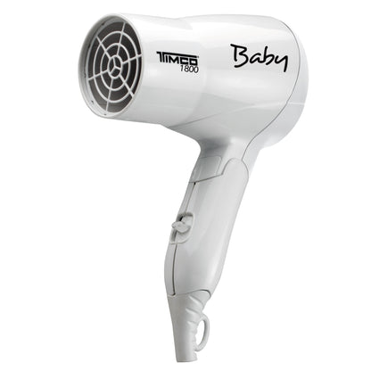 Secadora de Cabello Plegable Mini Portatil Ideal para Viaje Timco TRA-1800