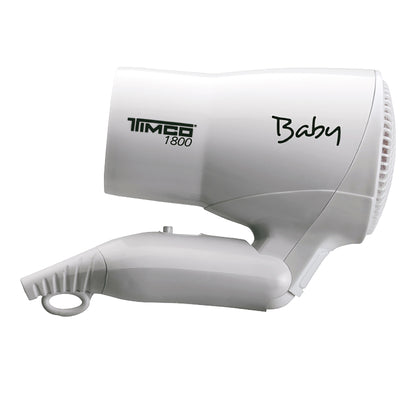 Secadora de Cabello Plegable Mini Portatil Ideal para Viaje Timco TRA-1800