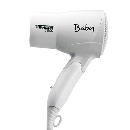 Secadora de Cabello Plegable Mini Portatil Ideal para Viaje Timco TRA-1800