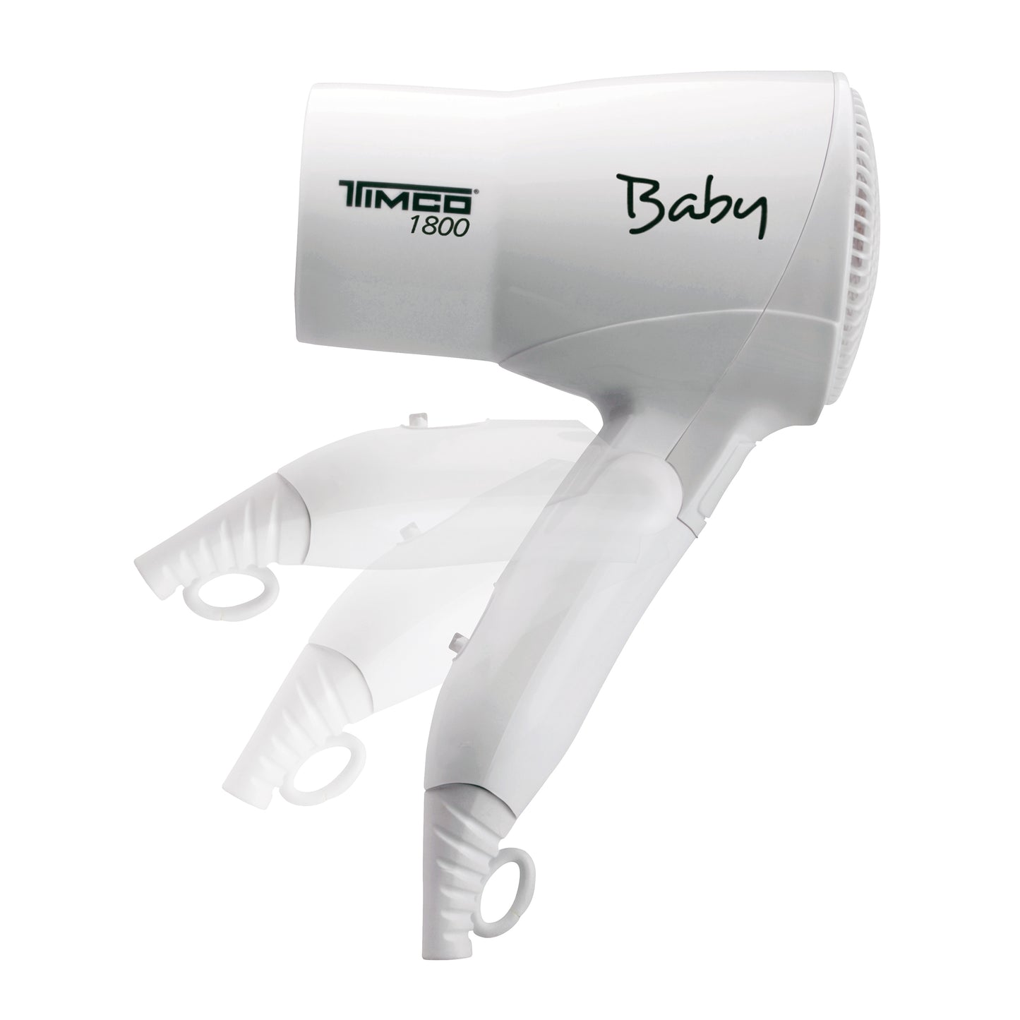 Secadora de Cabello Plegable Mini Portatil Ideal para Viaje Timco TRA-1800